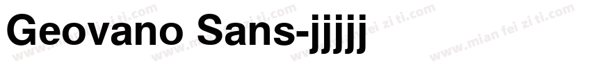 Geovano Sans字体转换